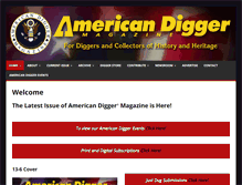 Tablet Screenshot of americandigger.com